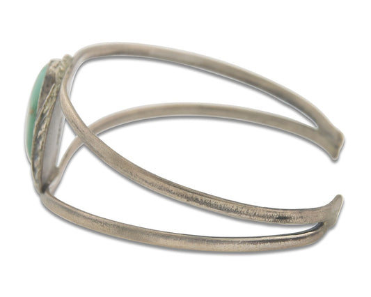 Vintage Navajo Bracelet 925 Silver Turquoise Traditional Handmade Authentic