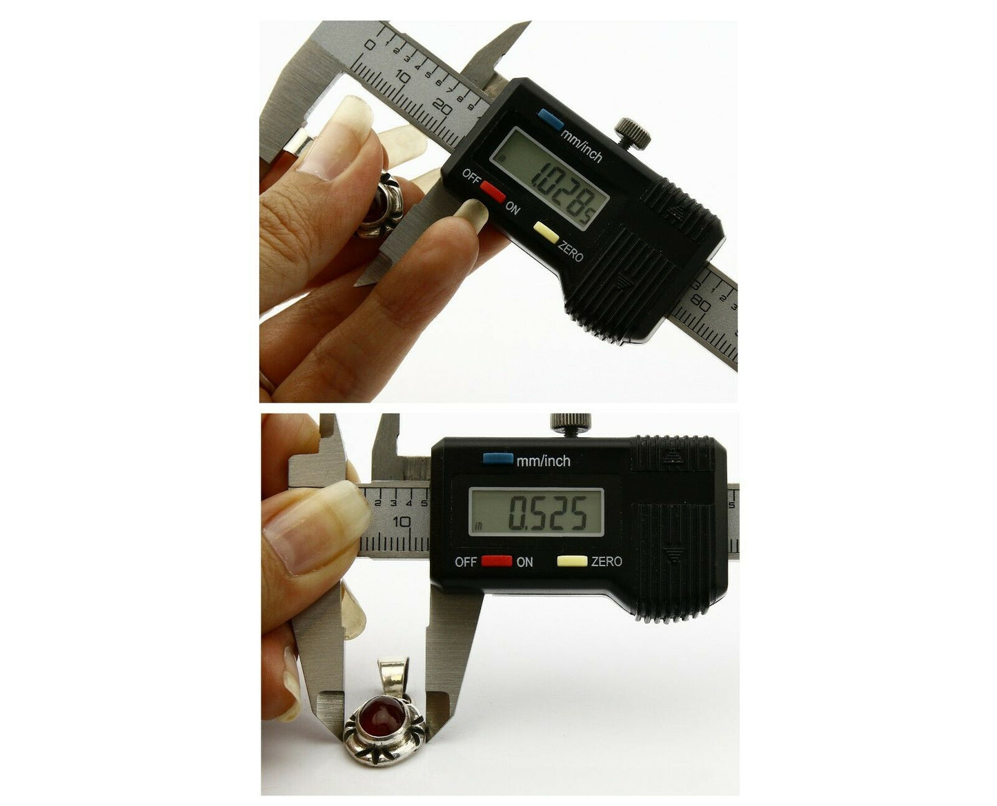 Navajo Hand Stamped Natural Mined Cornelian in .925 SOLID Silver Pendant