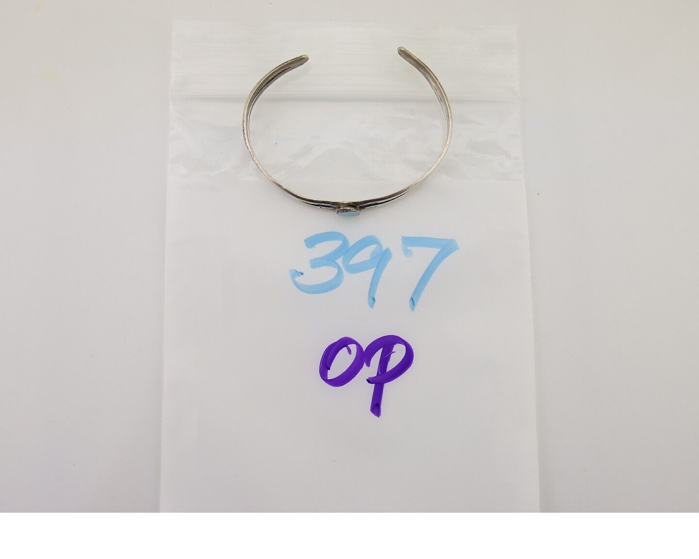 Navajo Hand Stamped Cuff Bracelet Turquoise 925 Silver Native American Artist