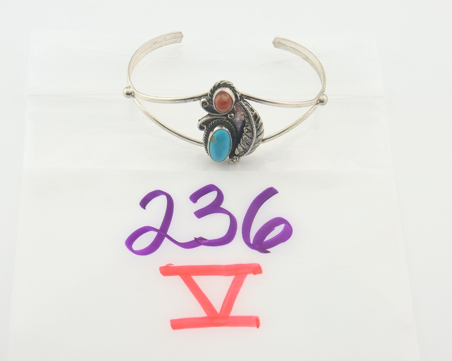 Vintage Navajo Bracelet 925 Silver Handmade Authentic Gemstone Traditional