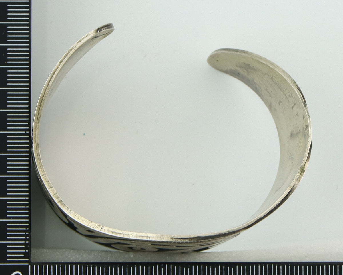 Vintage Hopi Bracelet 925 Silver Handmade Authentic Traditional