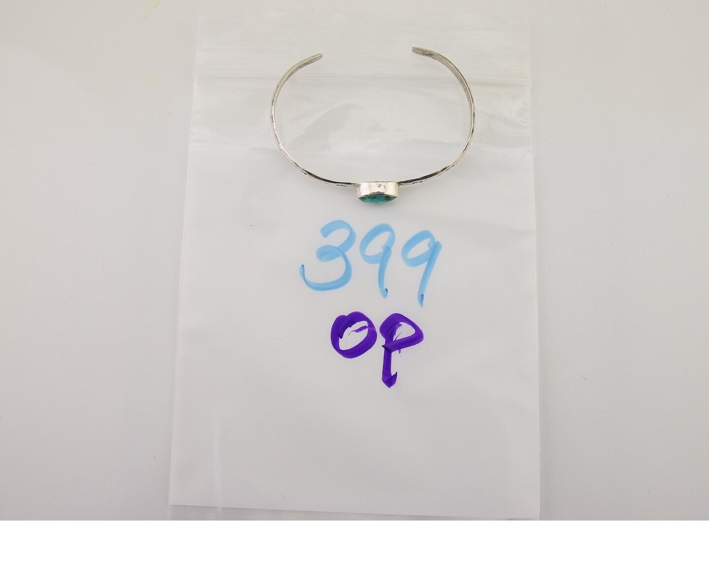 Navajo Hand Stamped Cuff Bracelet Turquoise 925 Silver Native American Artist