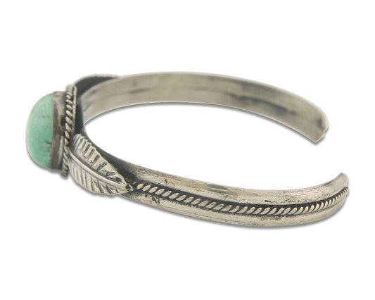 Vintage Navajo Bracelet 925 Silver Turquoise Traditional Handmade Authentic