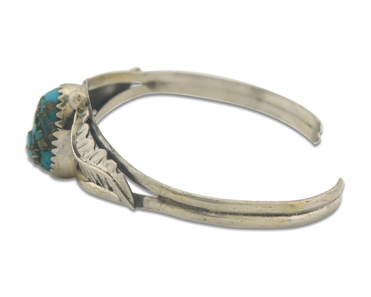 Vintage Navajo Bracelet 925 Silver Turquoise Traditional Handmade Authentic