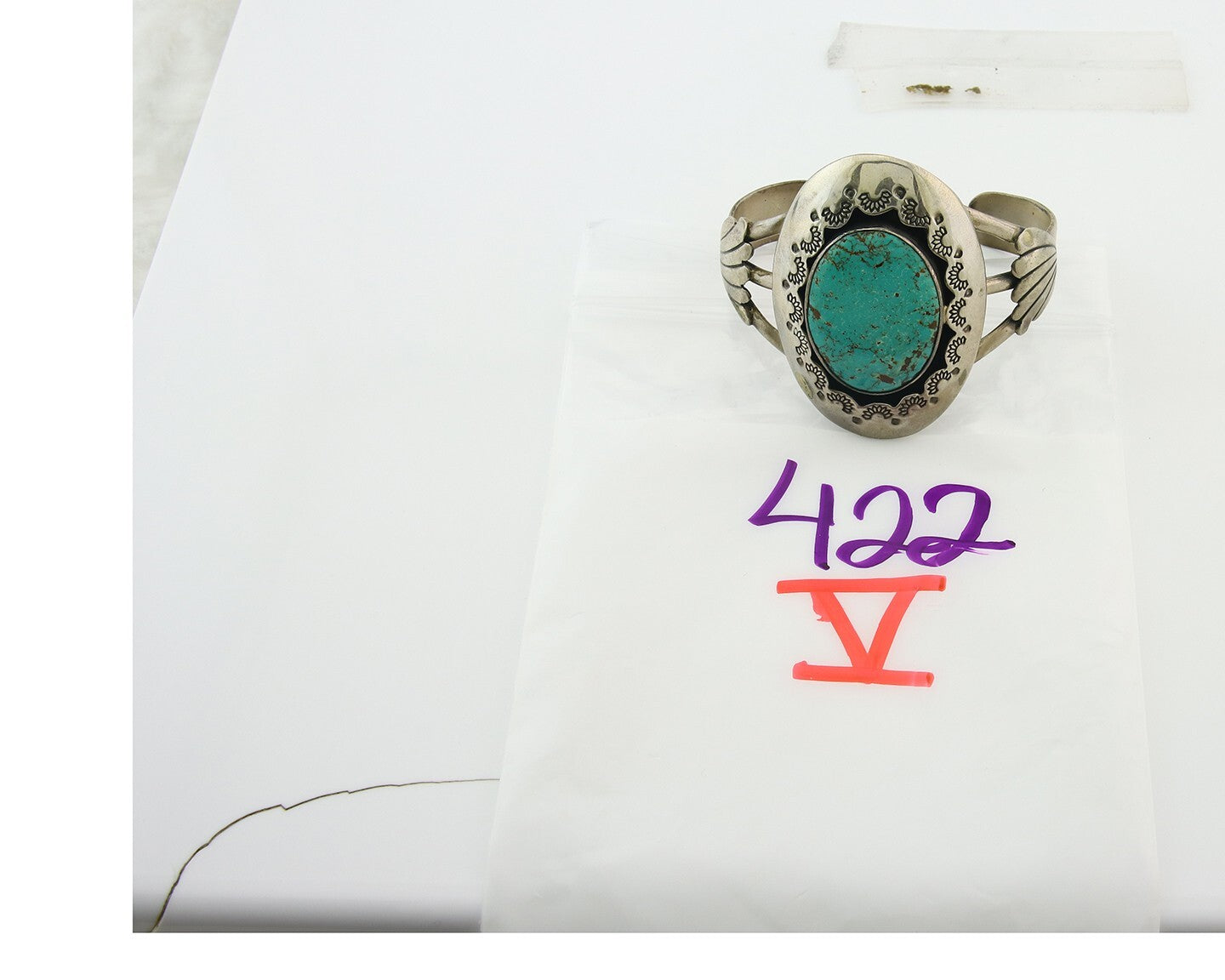 Vintage Navajo Bracelet 925 Silver Turquoise Handmade Authentic Signed M Montoya