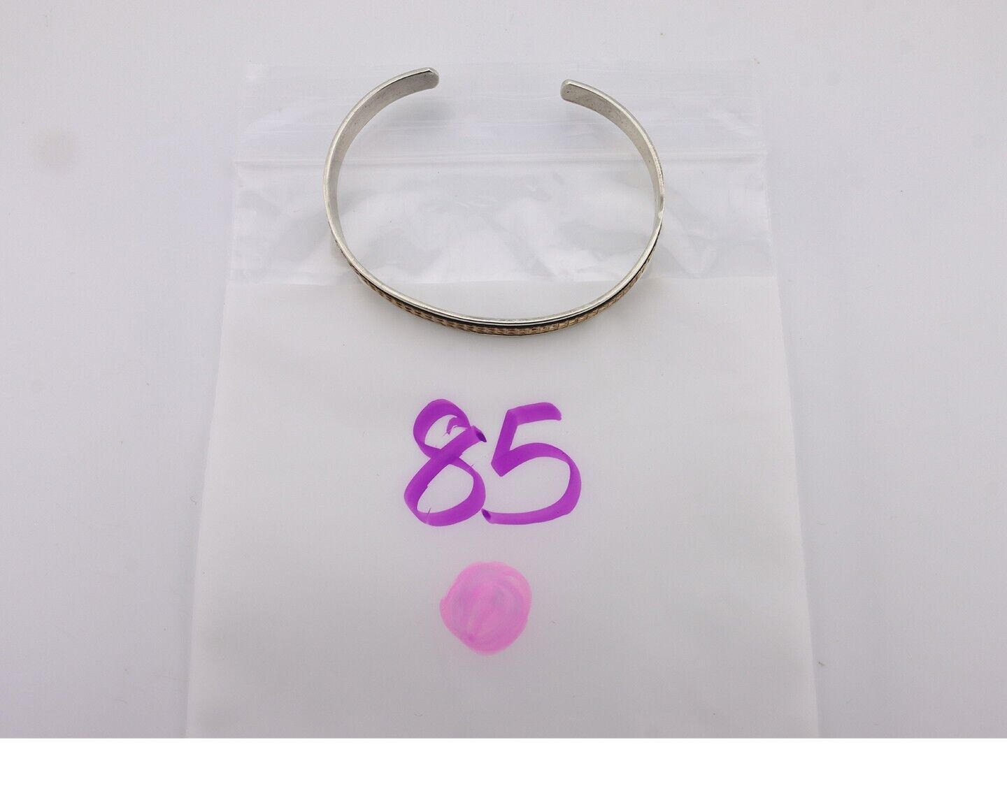 Navajo Cuff Bracelet 925 Silver & 12k Gold Filled Handmade Artist Signed E C.80s