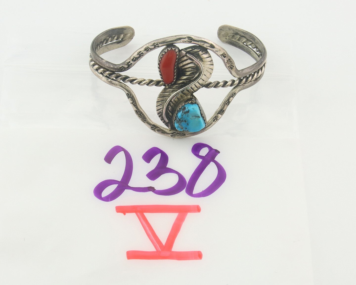 Vintage Navajo Bracelet 925 Silver Handmade Authentic Gemstone Traditional