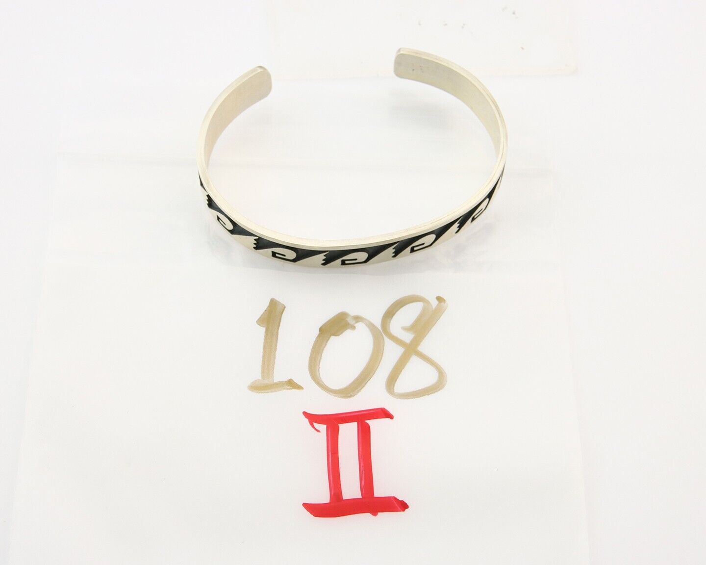 Hopi Bracelet 925 Silver Handmade Signed Darren Seweyestewa C.80's