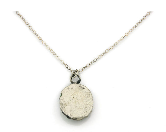 Navajo Necklace Sterling Silver Natural Blue Turquoise Handmade Vintage
