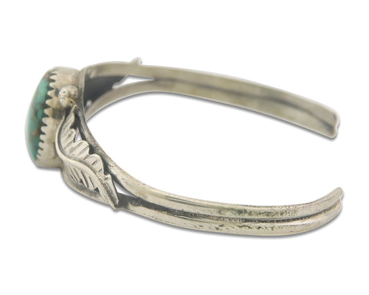 Vintage Navajo Bracelet 925 Silver Turquoise Traditional Handmade Authentic
