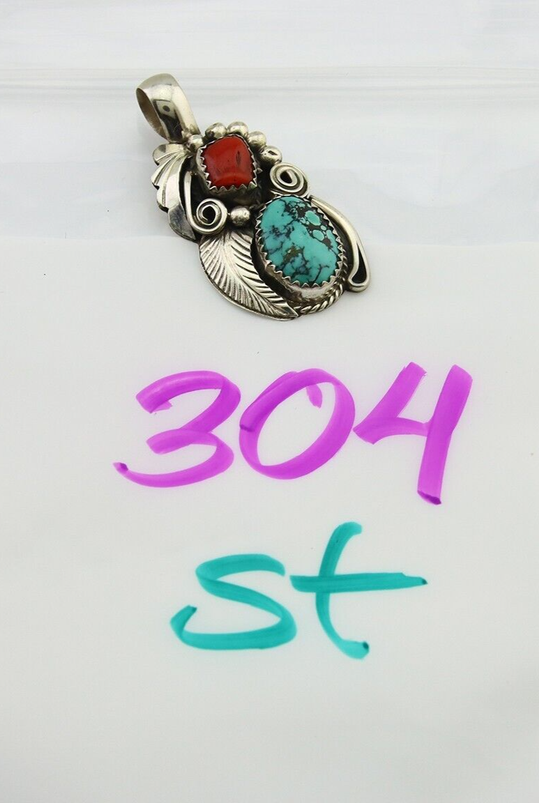 Navajo Necklace 925 Silver Spiderweb Turquoise Artist Signed Justin Morris C80s