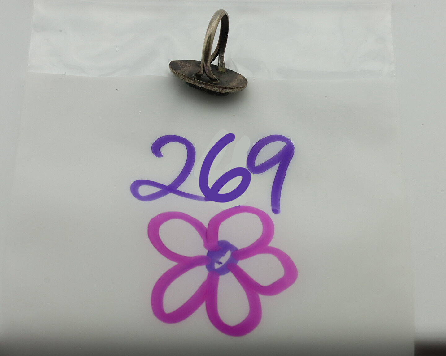 Navajo Ring .925 Silver Spiderweb Turquoise Native Artist C.80's