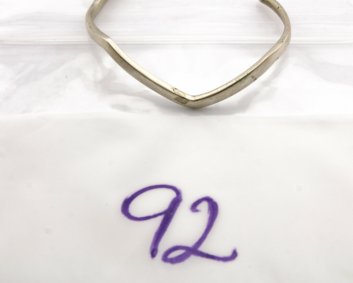 Navajo Bracelet .925 Silver Handmade Sand Cast Native American Artist Circa 70's