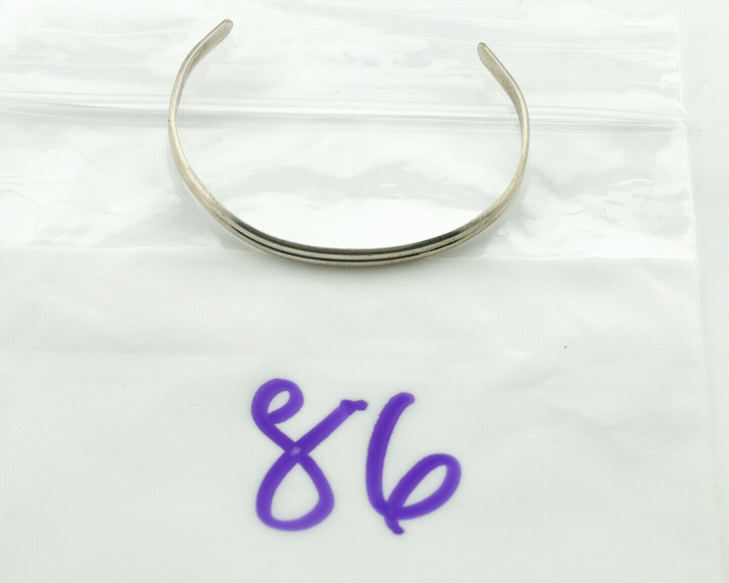 Navajo Toddler Child's Bracelet .925 Solid Silver Native American Artist C.80's