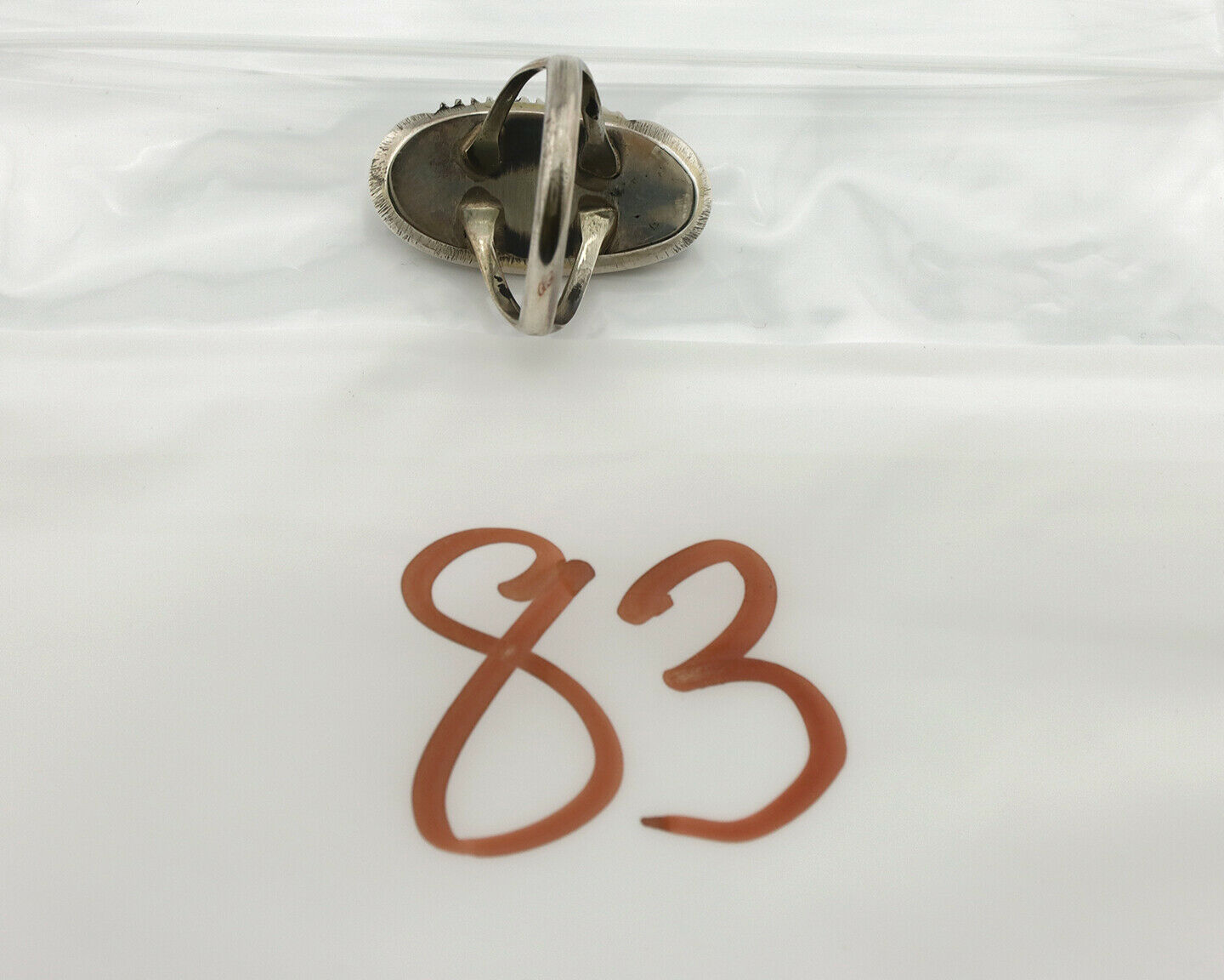 Navajo Ring .925 Silver Turquoise Mountain Native American C.80's