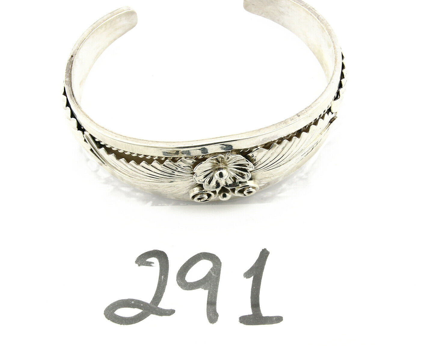 Navajo Bracelet .925 SOLID Silver Handmade Signed Artist BAHE C.80's