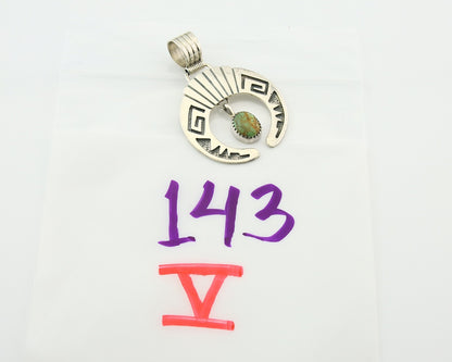 Navajo Sterling Silver Necklace Pendant Handmade Authentic Vintage Signed C