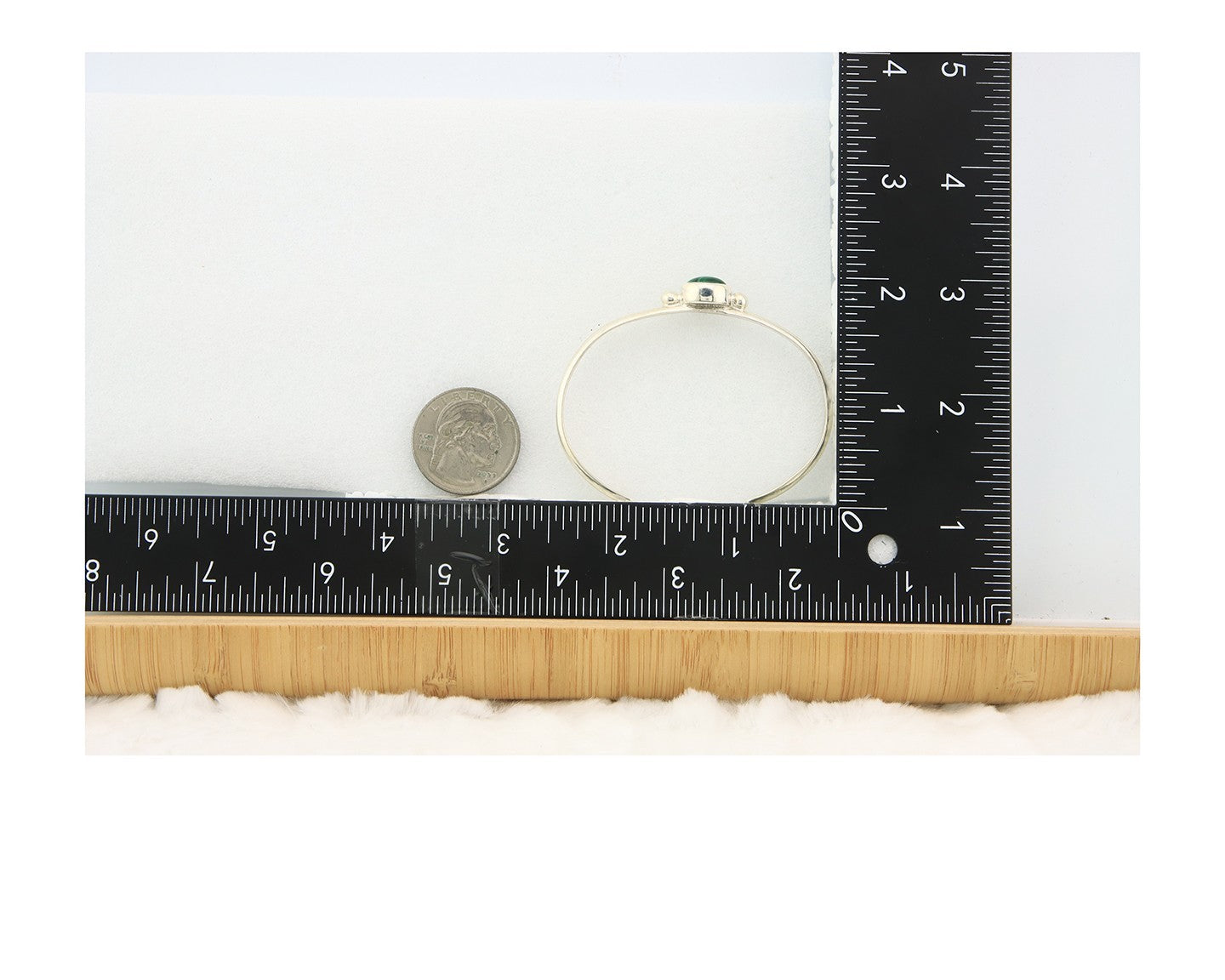 Navajo Cuff Bracelet Sterling Silver Natural Mined Malachite Native Artist