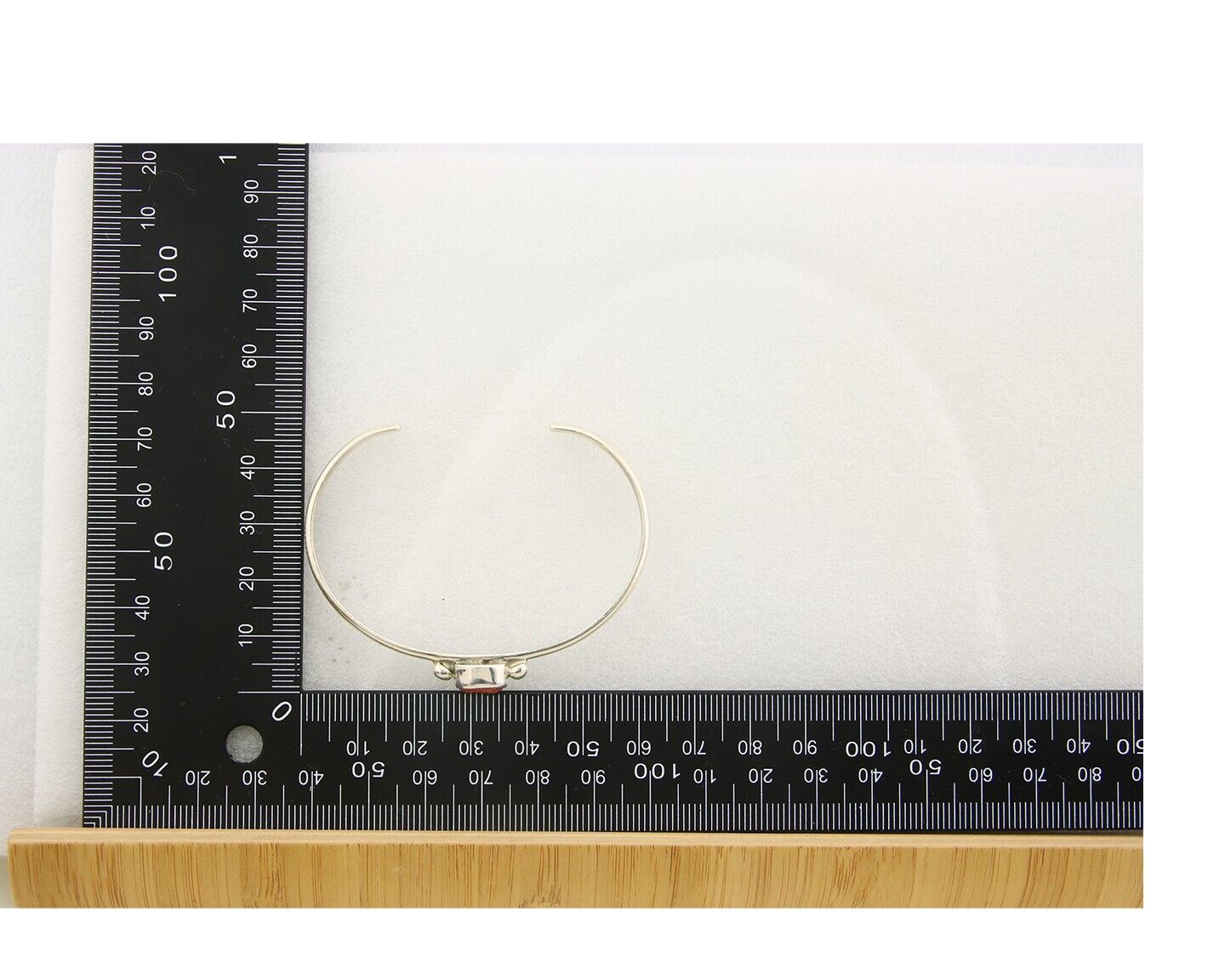 Navajo Bracelet .925 Silver Natural Red Coral Cuff Native American Artist C.80's