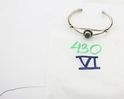 Vintage Navajo Bracelet 925 Silver Turquoise Tranditional Handmade Signed Gecko