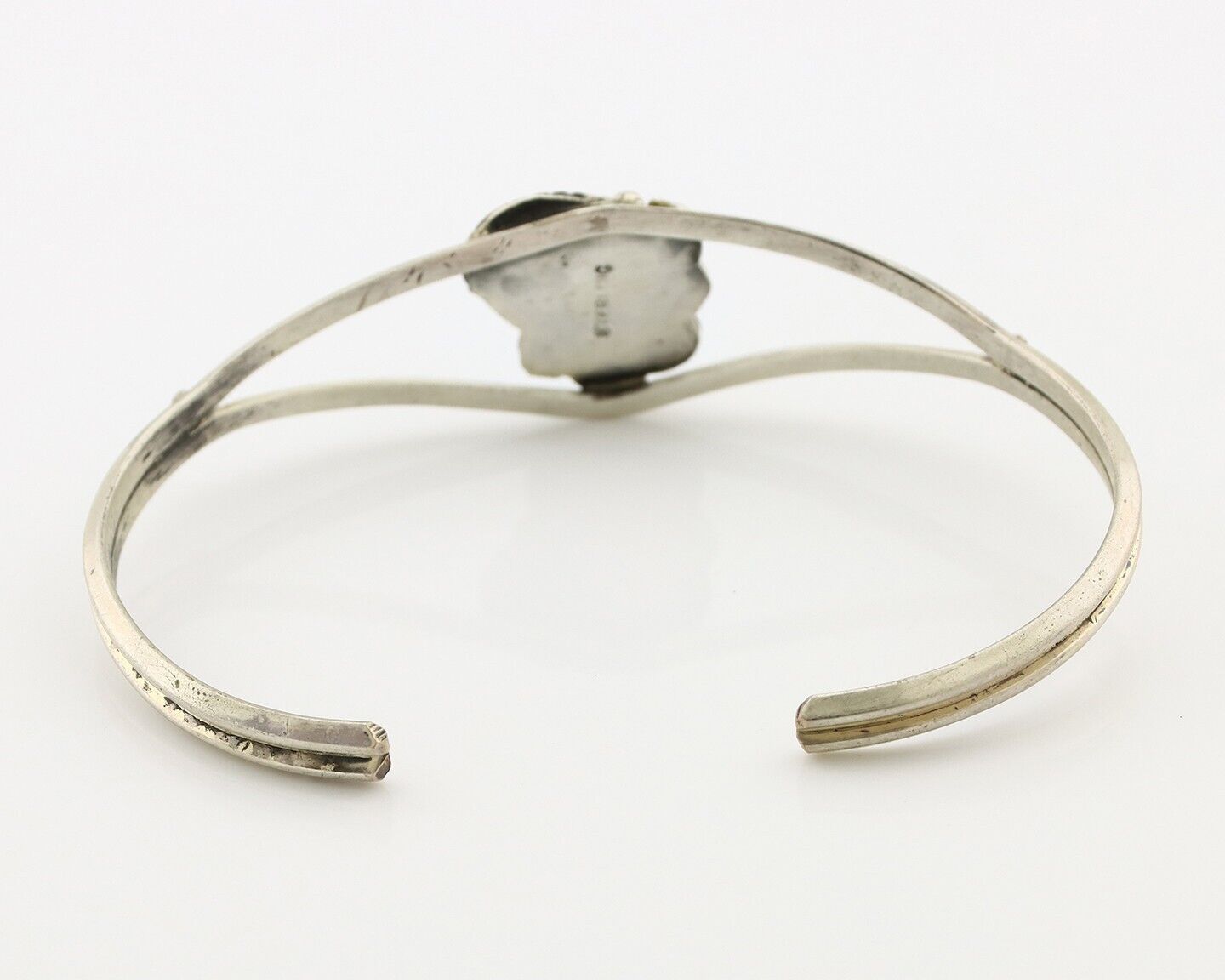 Navajo Handmade Bracelet 925 Silver Natural Blue Turquoise Native American C80s