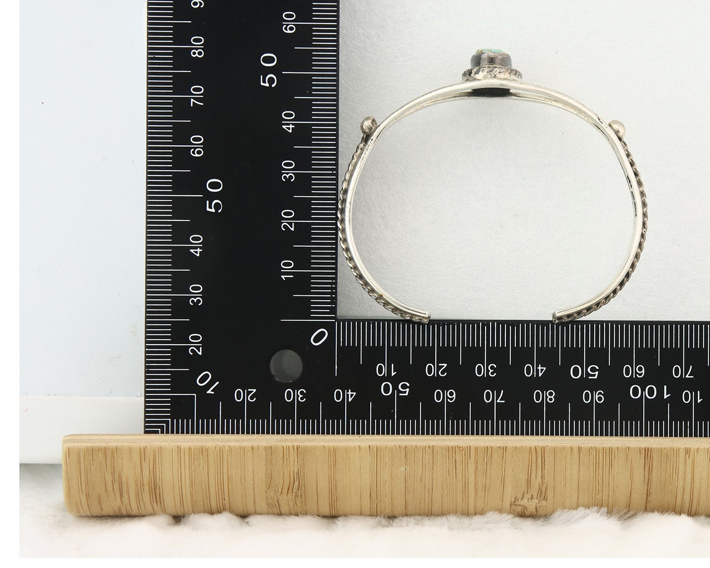 Vintage Navajo Bracelet 925 Silver Turquoise Tranditional Handmade Signed Gecko