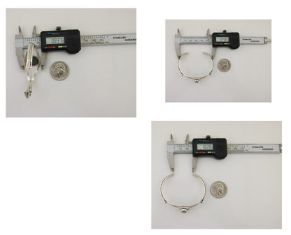 Navajo Bracelet 925 Silver Blue Turquoise Artist Signed Gecko C.80's