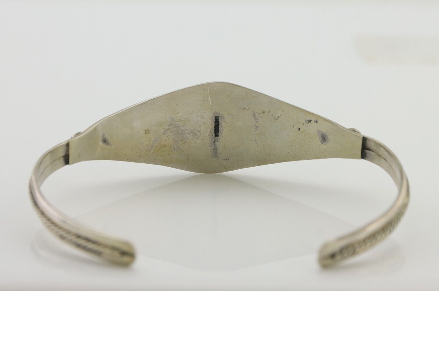 Navajo Handmade Bracelet 925 Silver Arizona Turquoise Native American C.80's