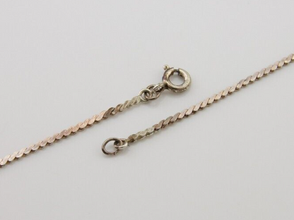 Navajo Heart Necklace 925 Silver Natural Turquoise Artist Signed FG C80s