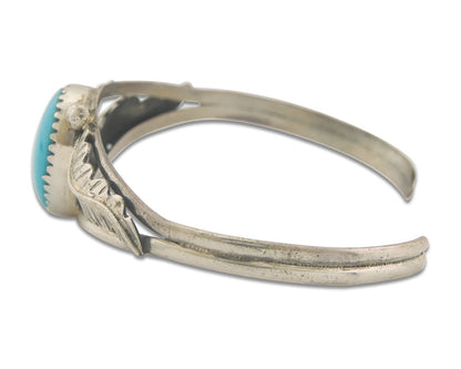 Vintage Navajo Bracelet 925 Silver Turquoise Traditional Handmade Authentic