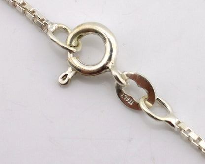 Zuni Cross Necklace 925 Silver Gemstone Artist Signed Zeno & Maryann Edaaki C80s