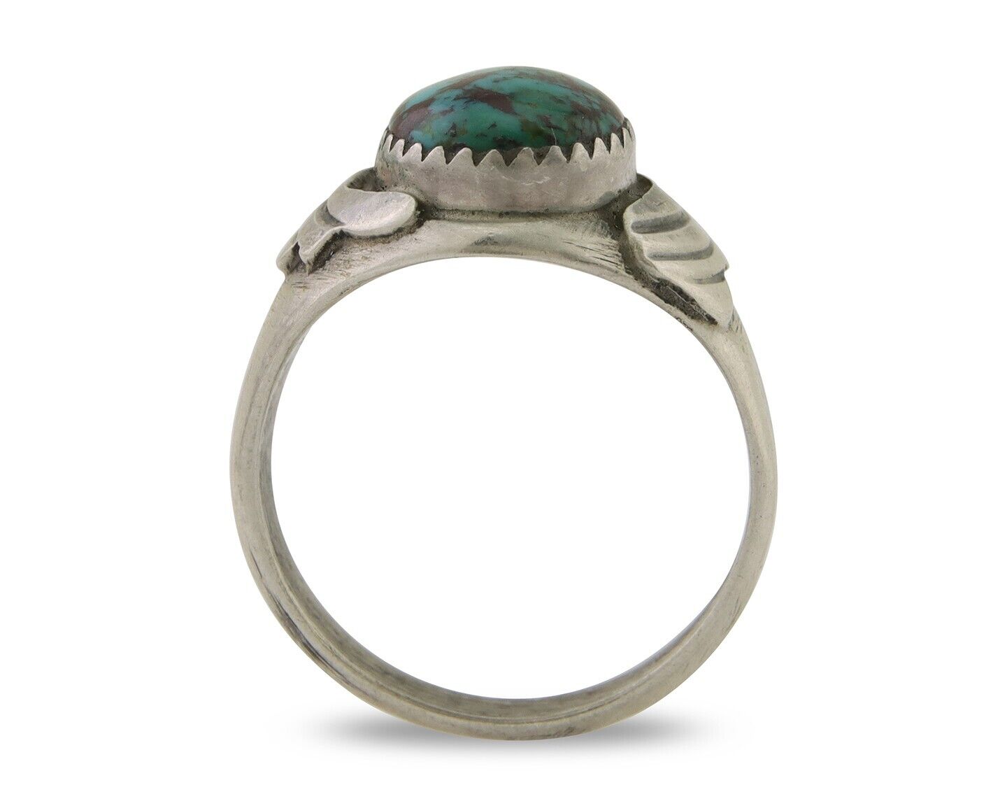 Navajo Ring 925 Silver Turquoise Turpen's Pawn Vault Artist Native C.80's