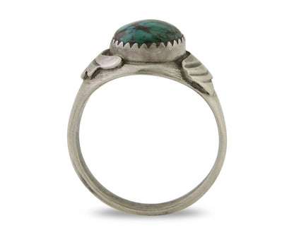 Navajo Ring 925 Silver Turquoise Turpen's Pawn Vault Artist Native C.80's