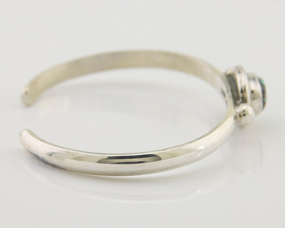 Navajo Kingman Turquoise Bracelet 925 Silver Artist Native American C.80's