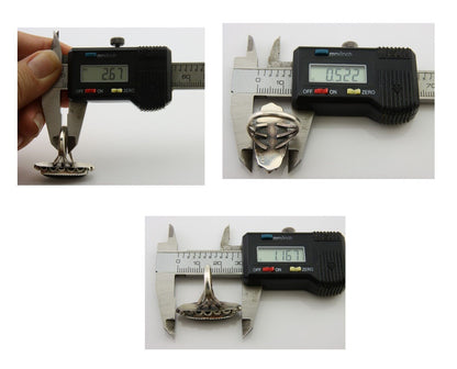 Navajo Handmade Ring 925 Silver Black Onyx Native American Artist C.80's