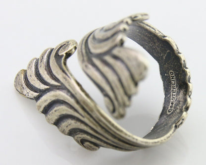 Navajo Adjustable Full Finger Ring 925 Silver Native American Size 5-9 C.80's