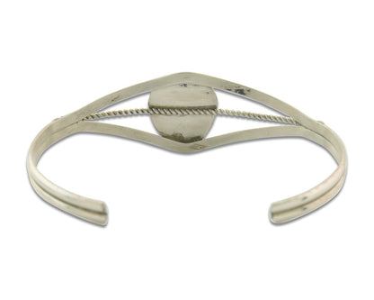 Navajo Bracelet 925 Silver Handmade Animal Claw Cuff Native American Artist C80s