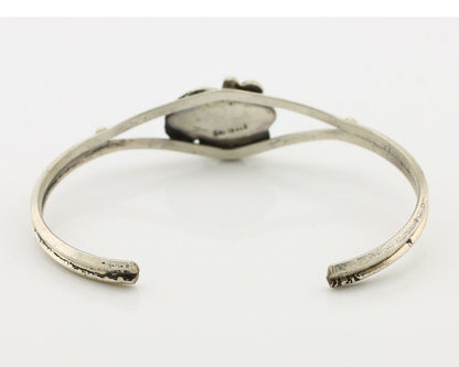 Navajo Handmade Bracelet 925 Silver Natural Blue Turquoise Native American C80s
