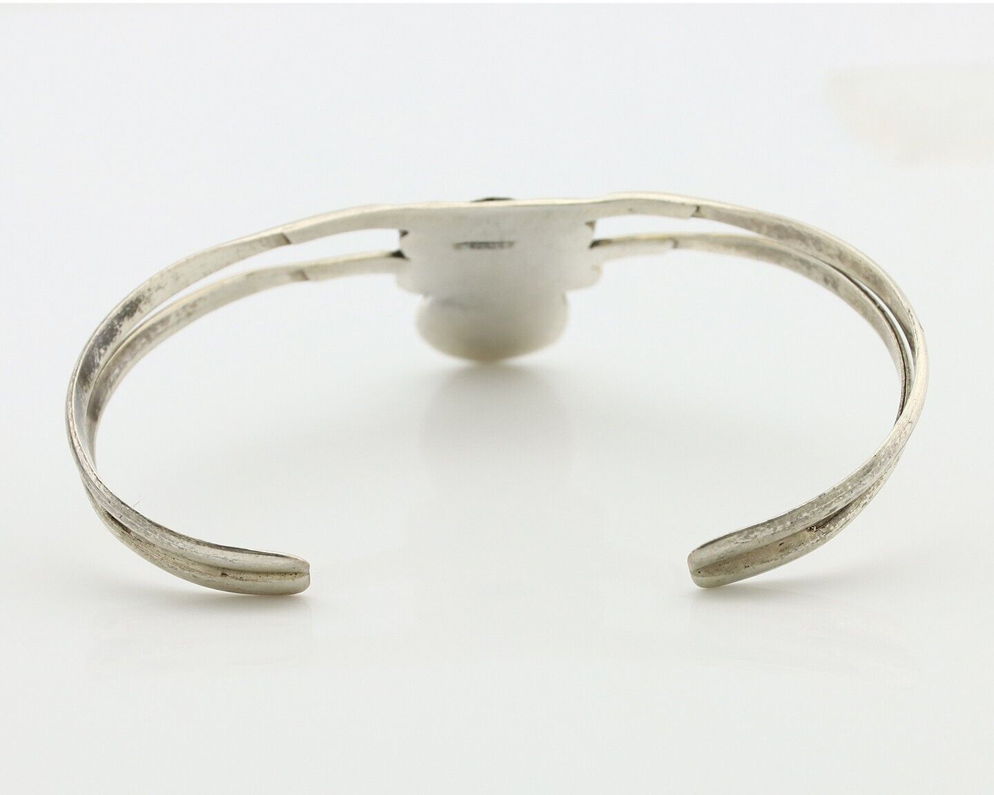 Navajo Bracelet 925 Silver Kingman Turquoise Artist Native American C.80's