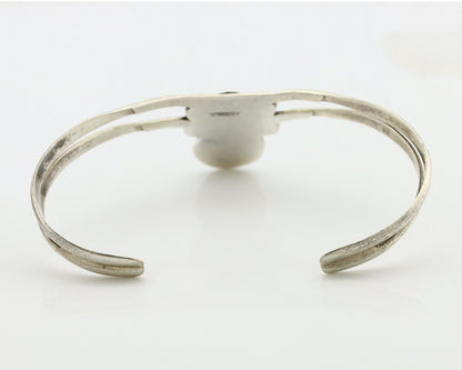 Navajo Bracelet 925 Silver Kingman Turquoise Artist Native American C.80's