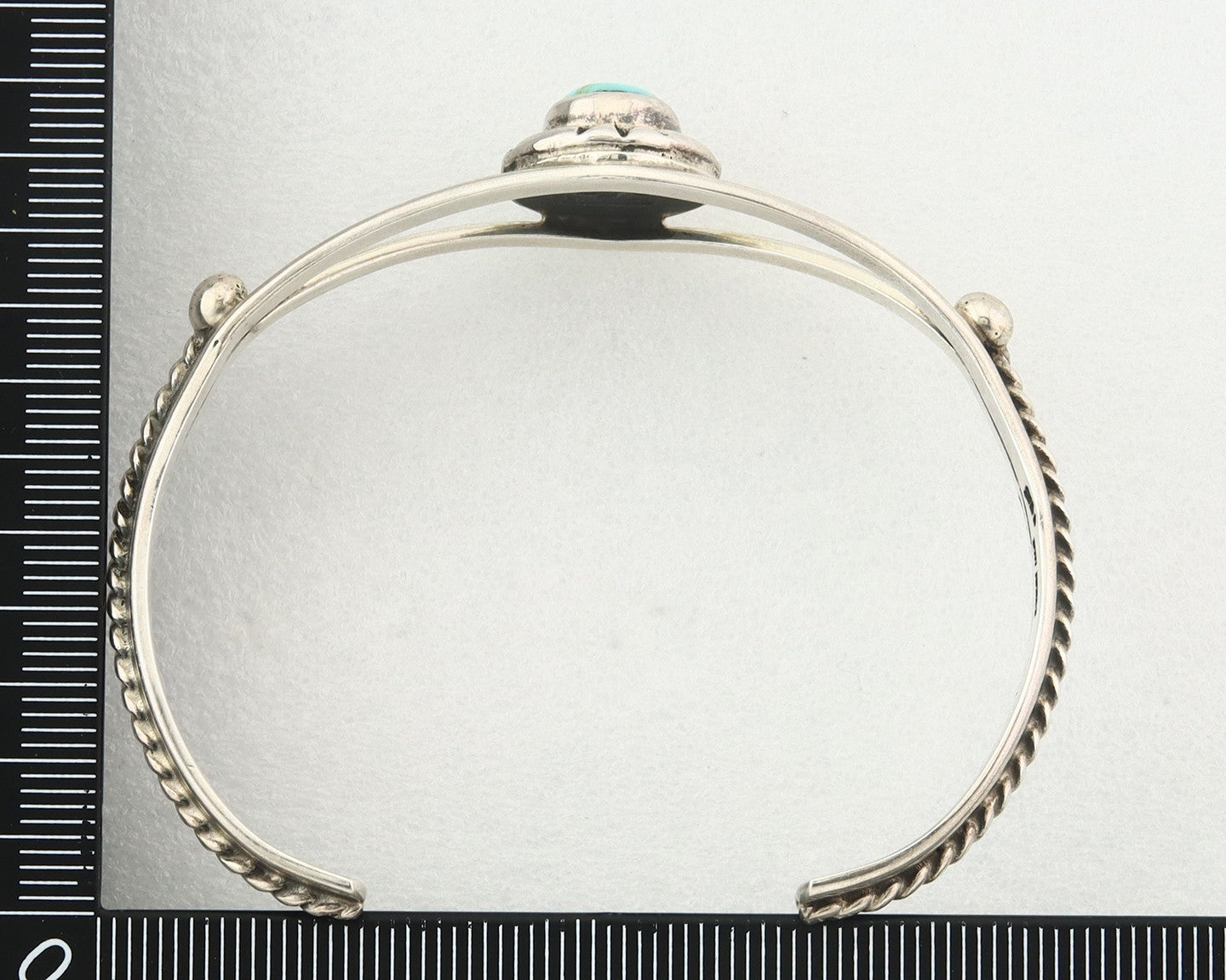 Vintage Navajo Bracelet 925 Silver Turquoise Tranditional Handmade Signed Gecko