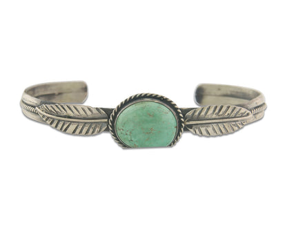 Vintage Navajo Bracelet 925 Silver Turquoise Traditional Handmade Authentic