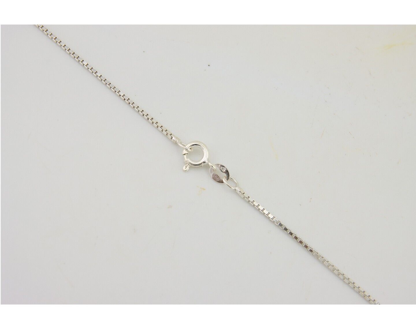 Navajo Necklace 925 Silver Onyx Natural Snowflake Agate Signed Native American