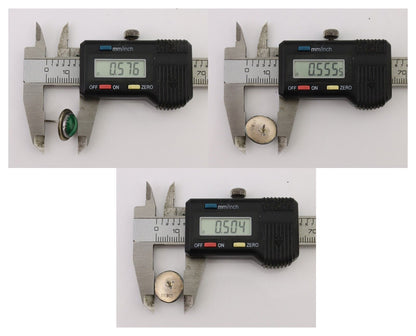 Navajo Earrings 925 Silver Natural Malachite Native American Artist C.80's