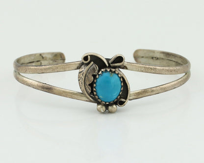 Navajo Slave Bracelet 925 Silver Arizona Turquoise Native American Artist C.80's