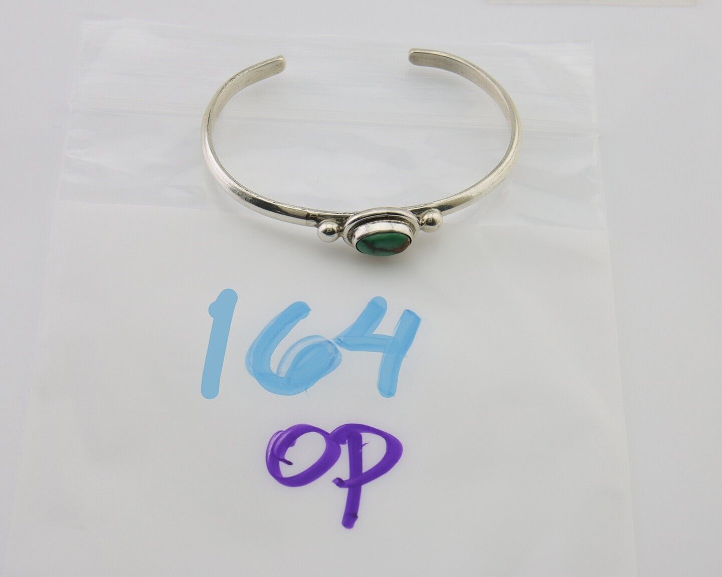 Navajo South West Turquoise Bracelet 925 Silver Artist Native American C.80's