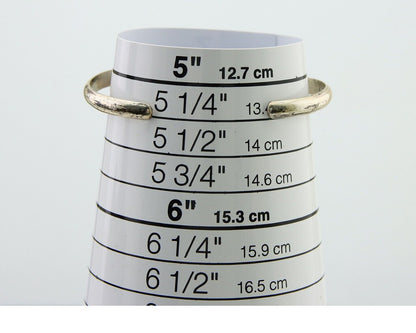 Navajo Cuff Bracelet 925 Silver Turquoise Native American Artist Handmade C.80's