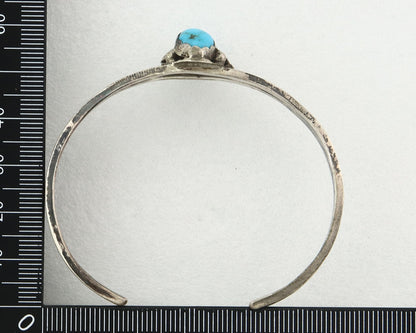 Vintage Navajo Bracelet 925 Silver Turquoise Handmade Authentic Native Artist