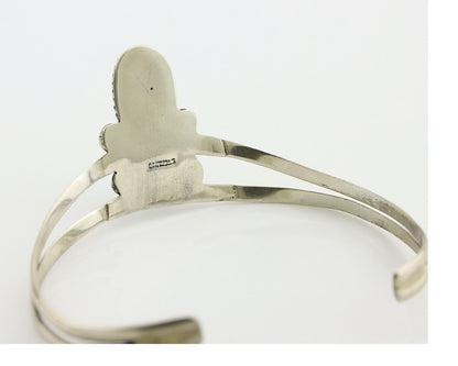 Navajo Bracelet 925 Silver Kingman Turquoise Artist Native American C.80's