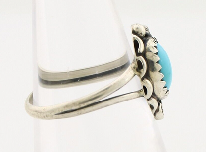 Navajo Ring 925 Silver Turquoise Artist Signed SkyStone Creations C.80's